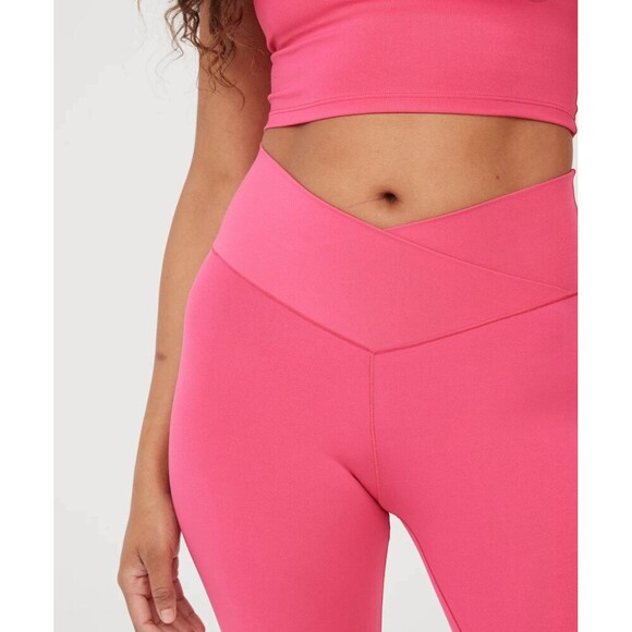 Aerie offline high rise Cross Over Legging Size Small Pink - Picture 2 of 9